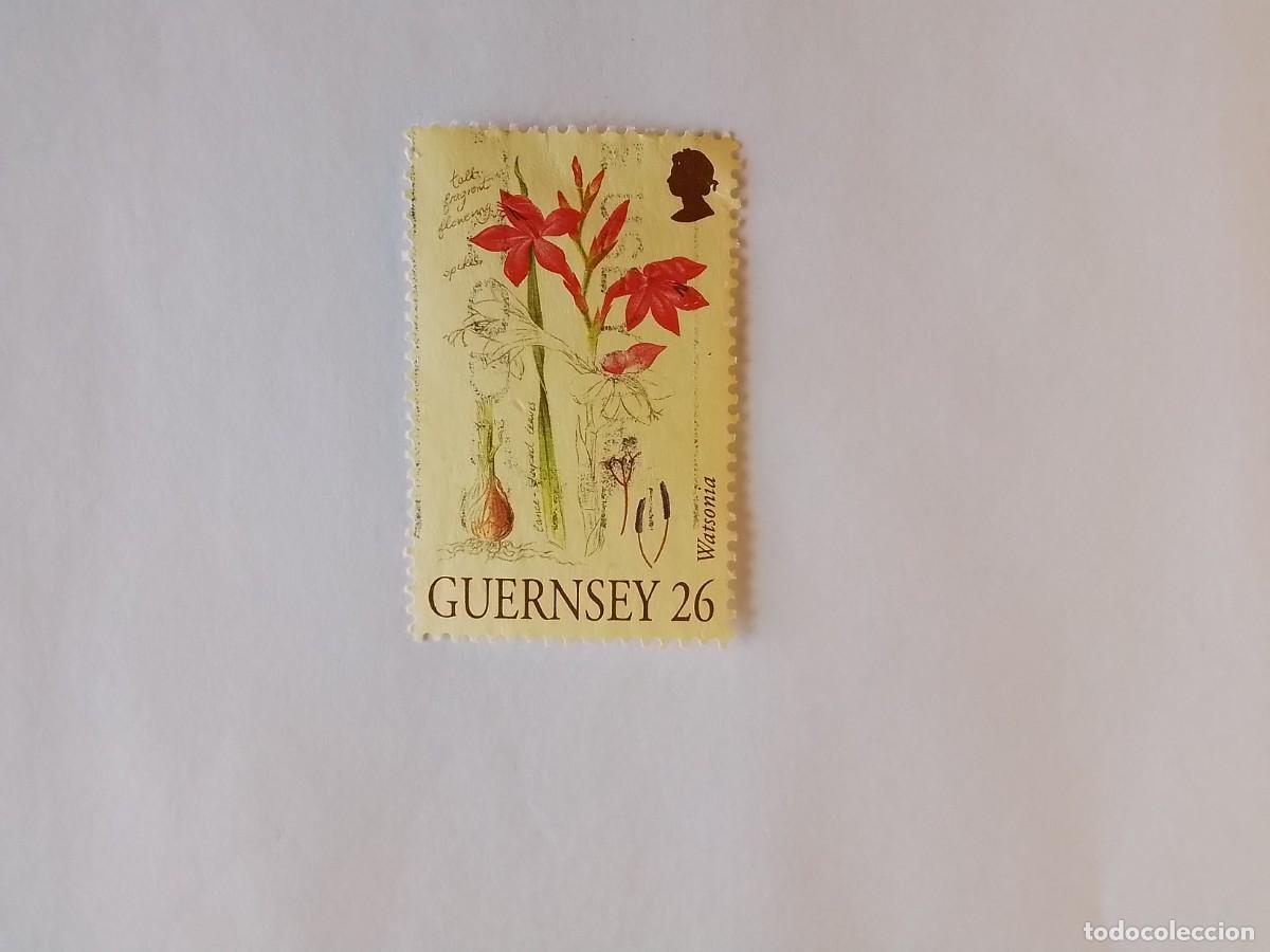 Sellos: A&Ntilde;O 2000 GUERNSEY SELLO USADO