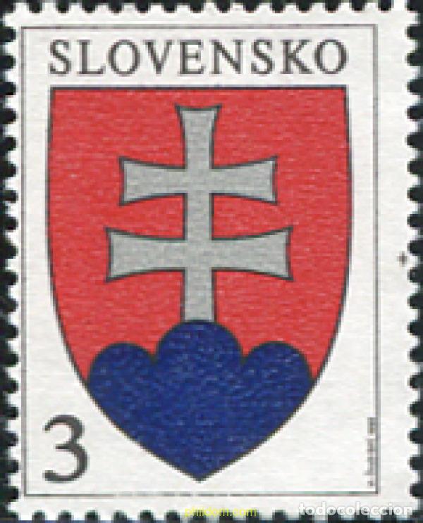 Sellos: 156406 MNH ESLOVAQUIA 1993 ESCUDO
