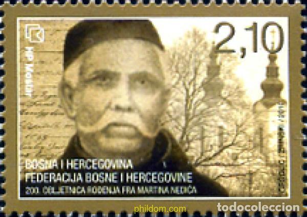 Sellos: 255513 MNH BOSNIA-HERZEGOVINA. Adm Croata 2010 PERSONAJE. MARTIN NEDIC (1810-1895)
