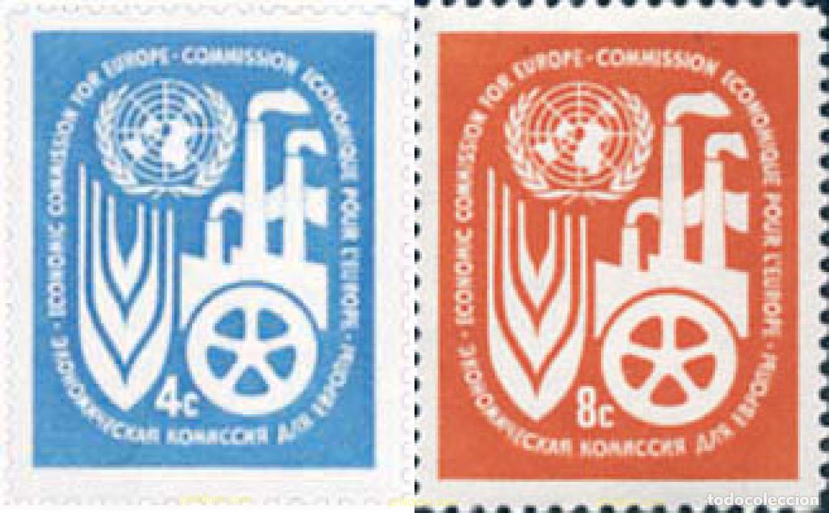 Sellos: 122078 MNH NACIONES UNIDAS. Nueva York 1959 COMISION ECONOMICA PARA EUROPA