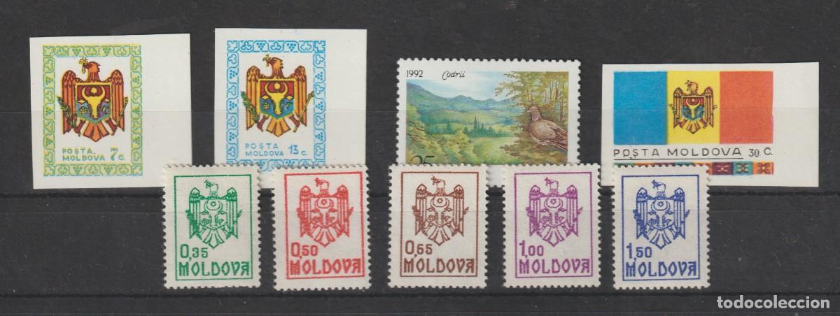 Sellos: Moldavia 1991-92 - Yvert 1/9 mnh**