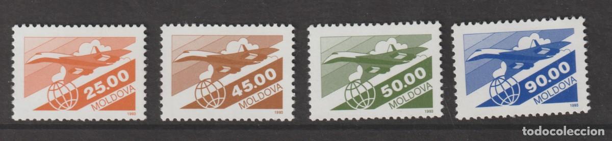 Sellos: Moldavia 1993 - Yvert aerienne 5/8 mnh**