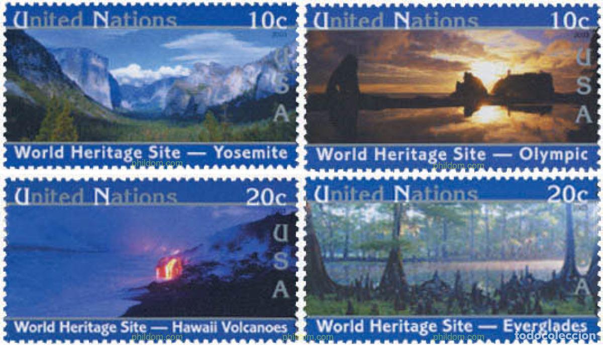 Francobolli: 791784 MNH NACIONES UNIDAS. Nueva York 2003 PATRIMONIO MUNDIAL