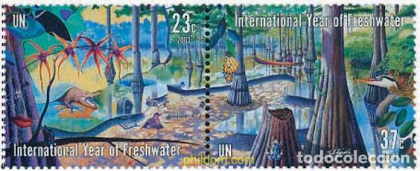 Francobolli: 127722 MNH NACIONES UNIDAS. Nueva York 2003 A&Ntilde;O INTERNACIONAL DEL AGUA