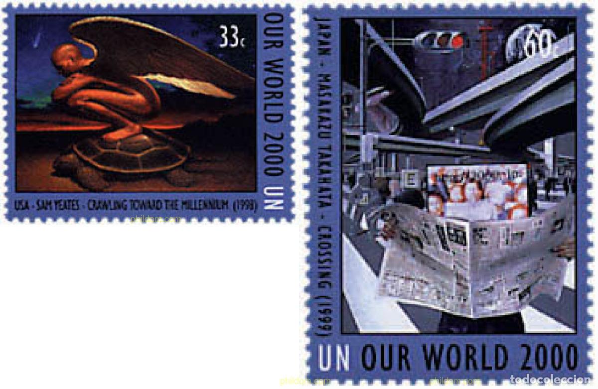 Sellos: 58177 MNH NACIONES UNIDAS. Nueva York 2000 PLANETA 2000