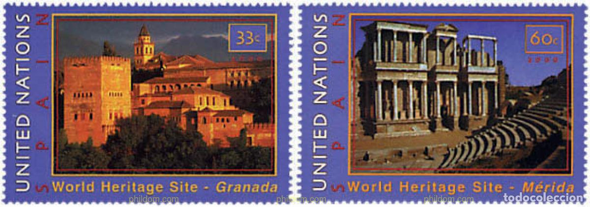 Sellos: 58191 MNH NACIONES UNIDAS. Nueva York 2000 PATRIMONIO MUNDIAL