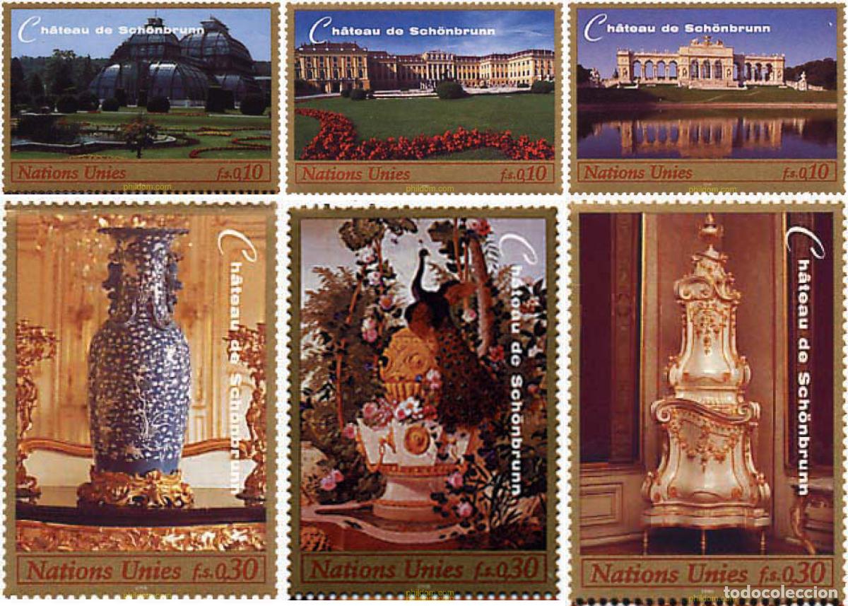 Sellos: 100190 MNH NACIONES UNIDAS. Ginebra 1998 CASTILLO DE SCH&Ouml;NBRUNN. PATRIMONIO MUNDIAL