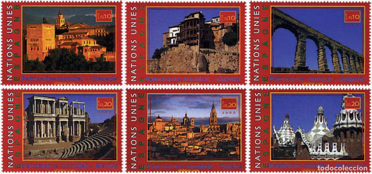 Sellos: 58203 MNH NACIONES UNIDAS. Ginebra 2000 PATRIMONIO MUNDIAL