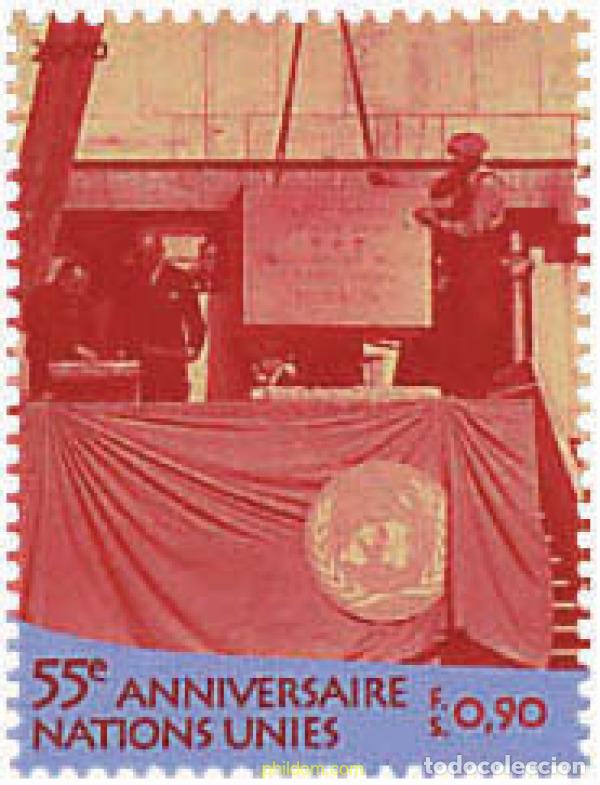 Sellos: 791852 MNH NACIONES UNIDAS. Ginebra 2000 55 ANIVERSARIO DE LAS NACIONES UNIDAS