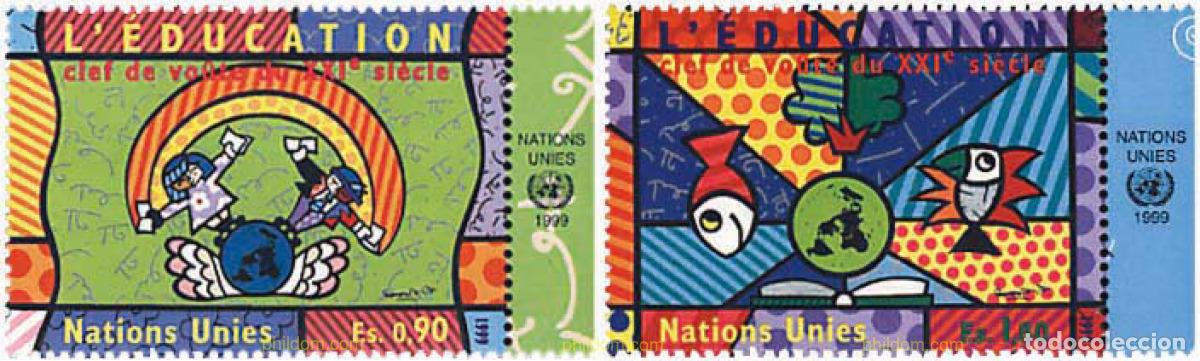 Sellos: 47867 MNH NACIONES UNIDAS. Ginebra 1999 LA EDUCACION