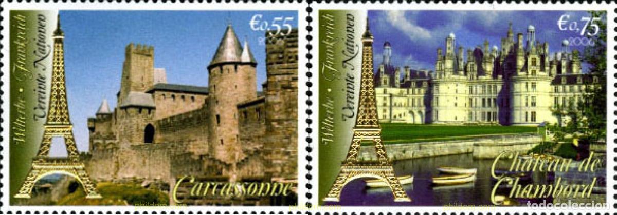Sellos: 192563 MNH NACIONES UNIDAS. Viena 2006 PATRIMONIO MUNDIAL. FRANCIA