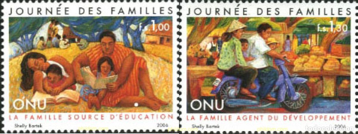 Sellos: 192568 MNH NACIONES UNIDAS. Ginebra 2006 DIA DE LA FAMILIA