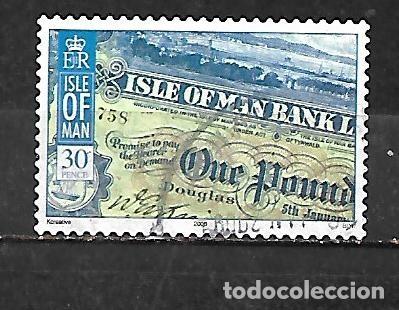 Sellos: 2008: ISLA DE MAN Billetes de banco de Isla de Man (usado)