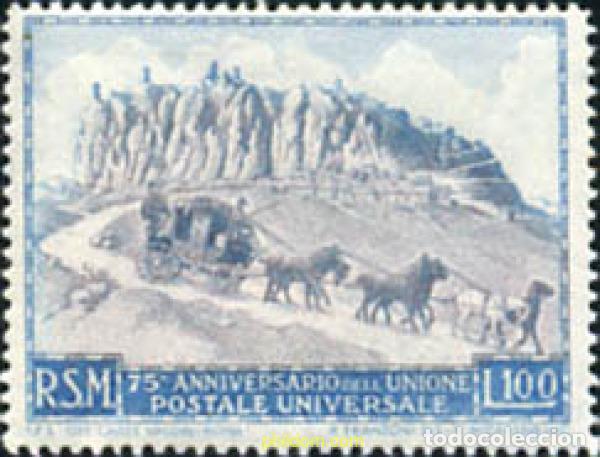 Sellos: 370600 HINGED SAN MARINO 1949 75 ANIVERSARIO DE LA UPU