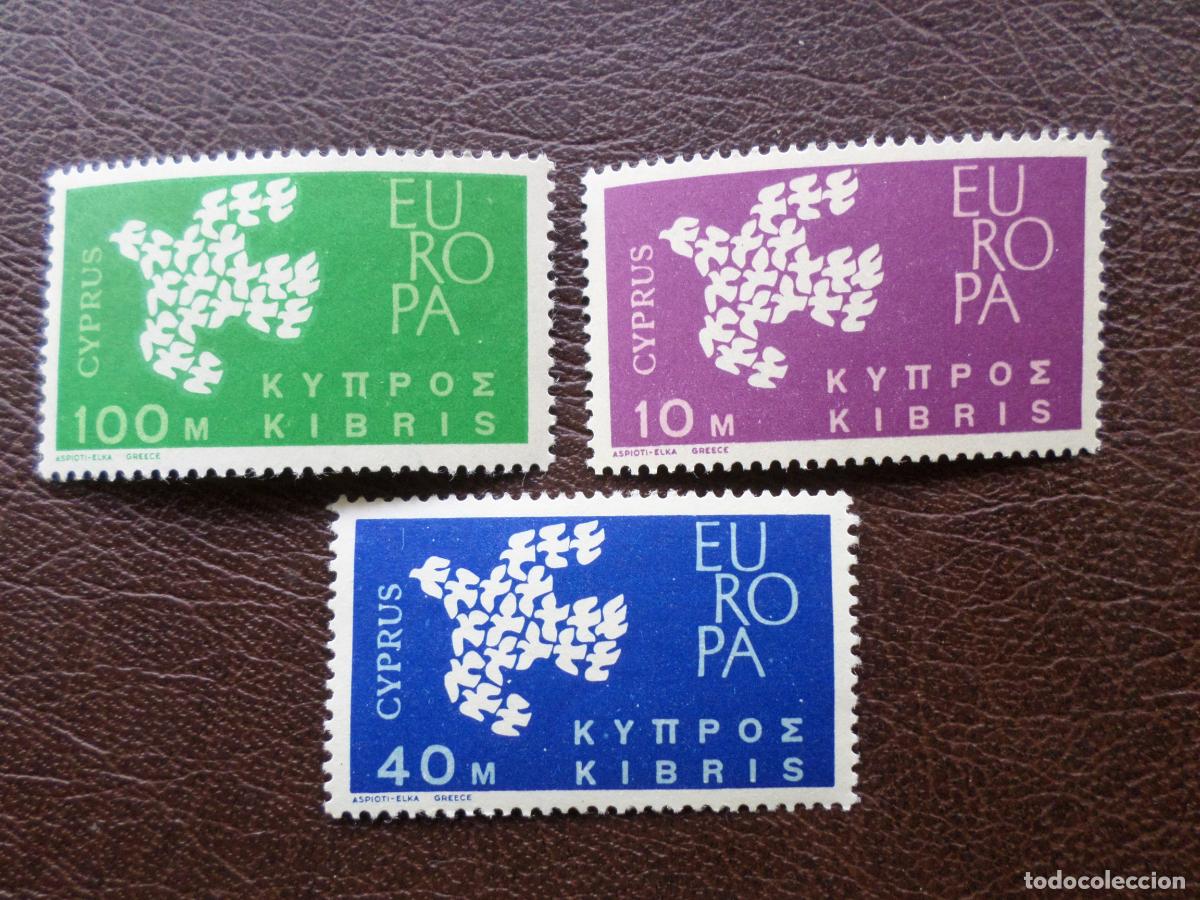 Sellos: chipre, 1962, europa, Yvert 189/91