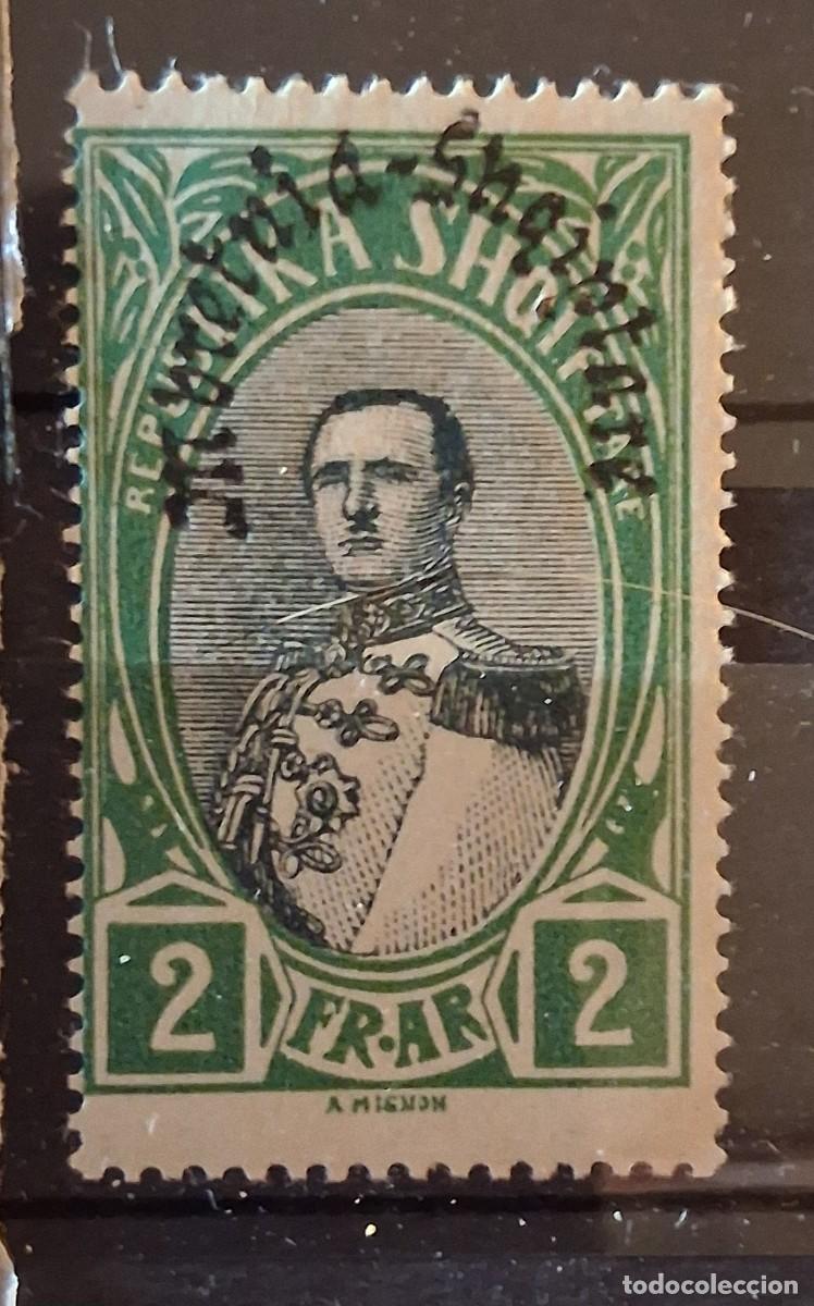 Sellos: ALBANIA, 1928, CAT.YT.215.