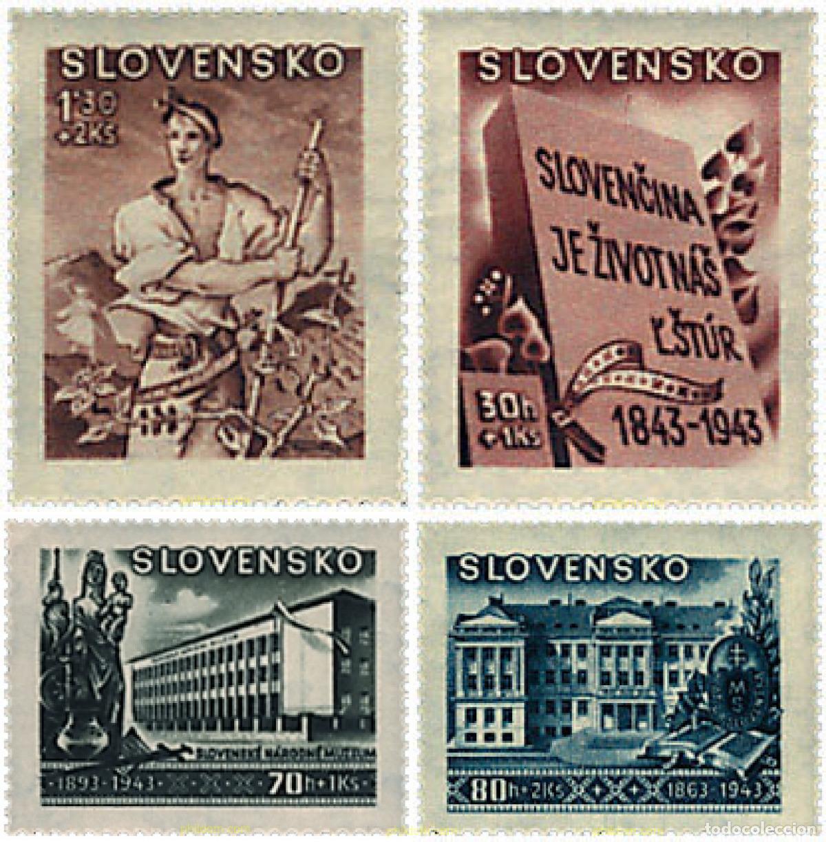 Sellos: 728047 MNH ESLOVAQUIA 1943 PRO CULTURA