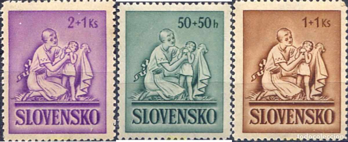 Sellos: 728044 HINGED ESLOVAQUIA 1941 PRO INFANCIA