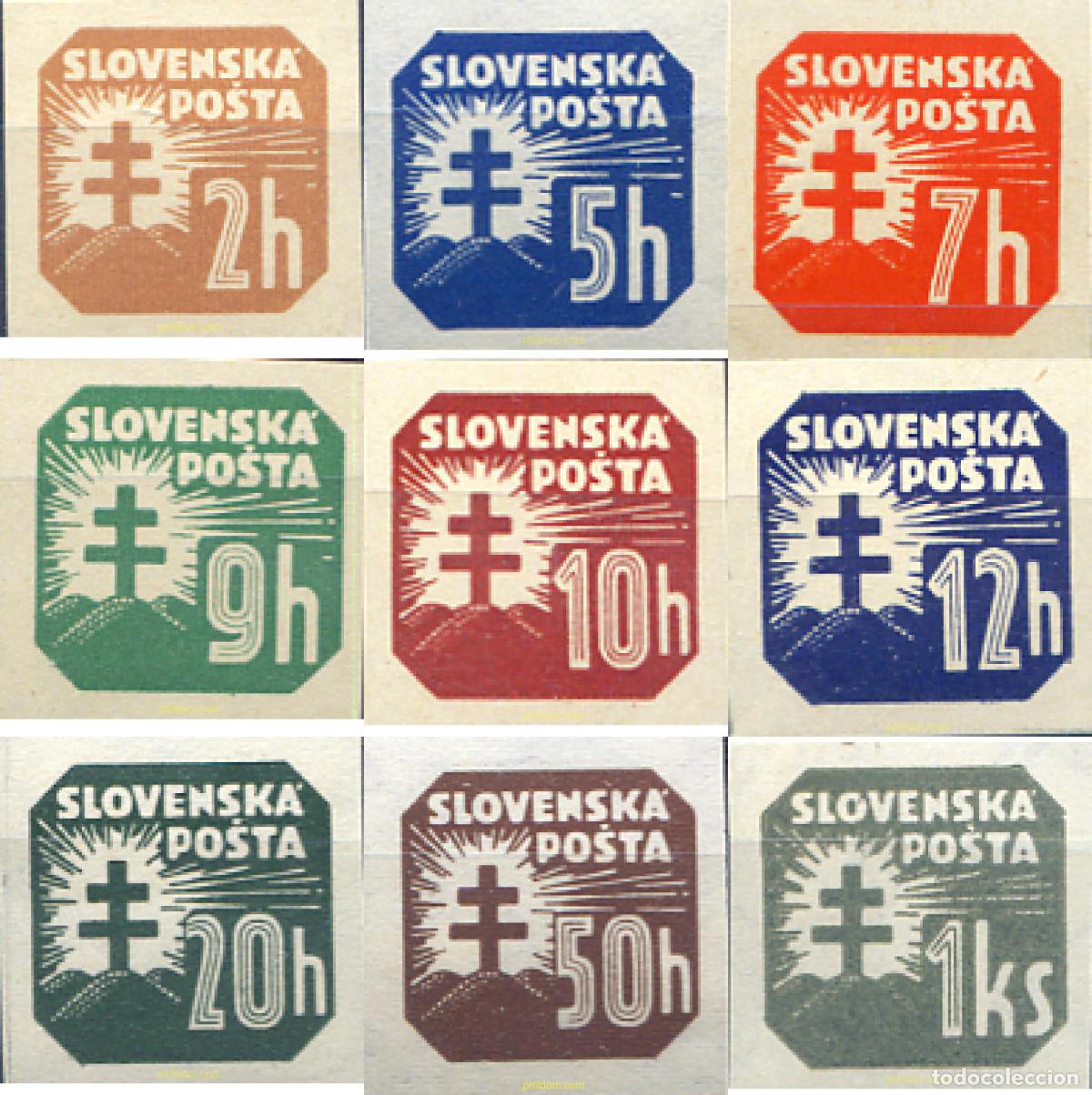 Sellos: 156323 MNH ESLOVAQUIA 1939 ESCUDO