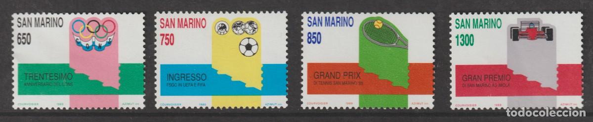 Sellos: San Marino 1989 - Yvert 1206/1209 mnh**