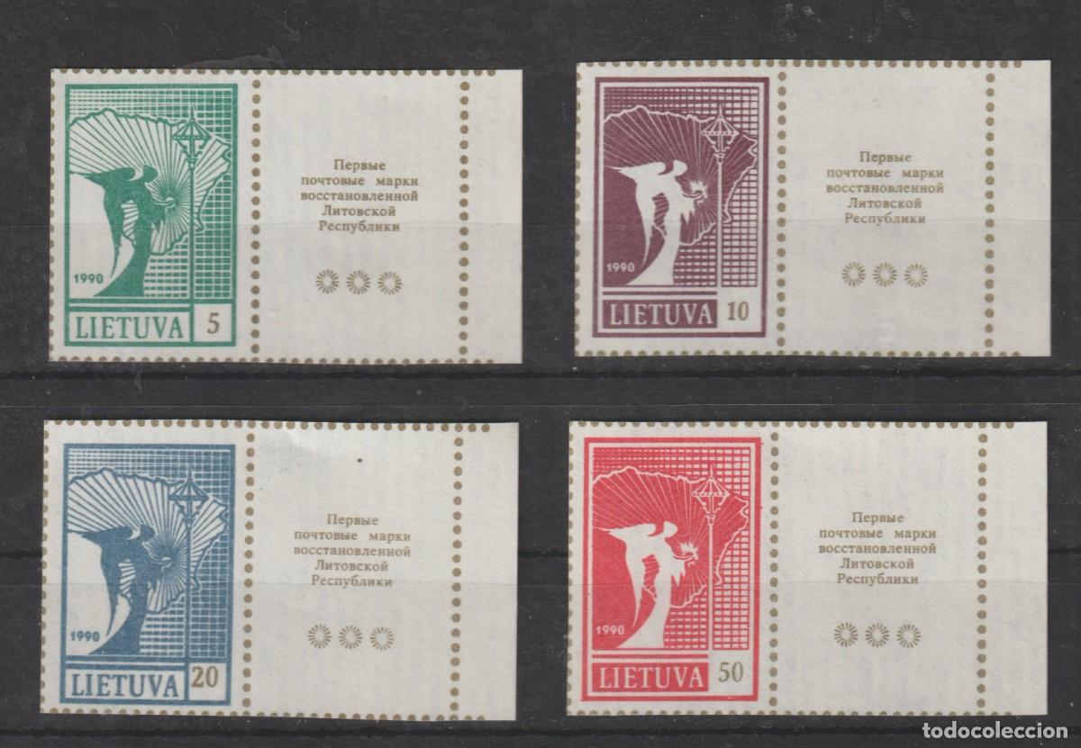 Sellos: Lituanie Lietuva 1990 - Yvert 394/397 mnh**