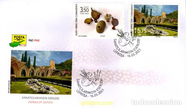 Sellos: 790514 MNH CHIPRE. Administraci&oacute;n turca 2023 CERAMICAS