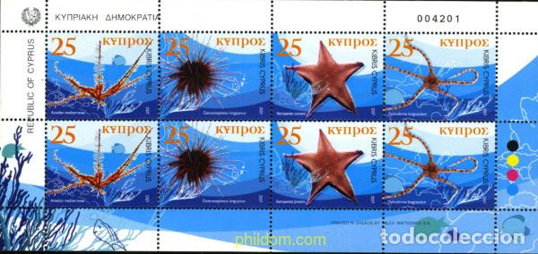 Sellos: 199791 MNH CHIPRE 2007 FAUNA MARINA