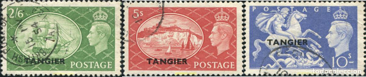 Sellos: 778946 USED TANGER. Ocupaci&oacute;n Britanica 1951