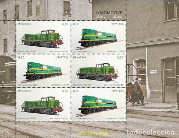 Sellos: 637637 MNH CROACIA 2020 LOCOMOTORAS
