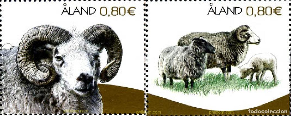 Sellos: 326626 MNH ALAND 2014 A&Ntilde;O LUNAR CHINO - A&Ntilde;O DE LA CABRA