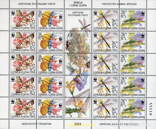 Selos: 131830 MNH SERBIA Y MONTENEGRO 2004 WWF