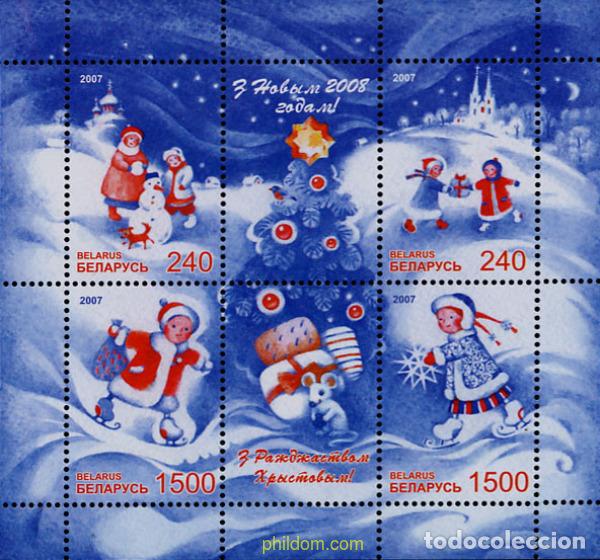 Sellos: 230550 MNH BIELORRUSIA 2007 NAVIDAD