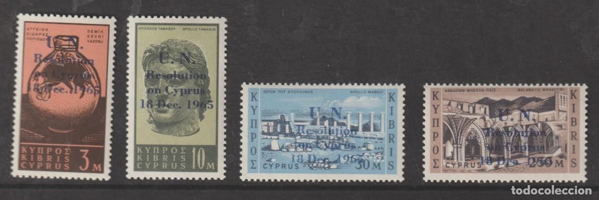 Sellos: Cyprus 1966 - Yvert 253/256 mnh**