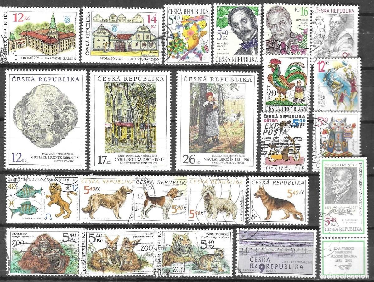 Sellos: LOTE DE SELLOS USADOS DE R.CHECA 2001