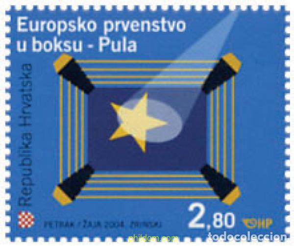 Sellos: 143918 MNH CROACIA 2004 CAMPEONATO EUROPEO DE BOXEO