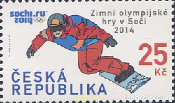 Sellos: 313633 MNH CHEQUIA 2014 22 JUEGOS OLIMPICOS DE INVIERNO SOCHI 2014