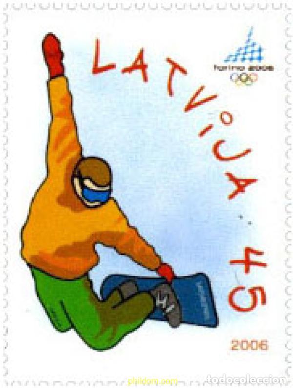 Sellos: 190955 MNH LETONIA 2006 20 JUEGOS OLIMPICOS INVIERNO TURIN 2006