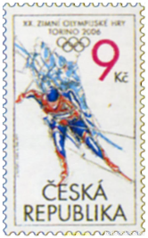 Sellos: 249873 MNH CHEQUIA 2006 20 JUEGOS OLIMPICOS INVIERNO TURIN 2006