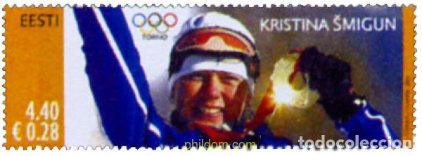 Sellos: 197750 MNH ESTONIA 2006 20 JUEGOS OLIMPICOS INVIERNO TURIN 2006