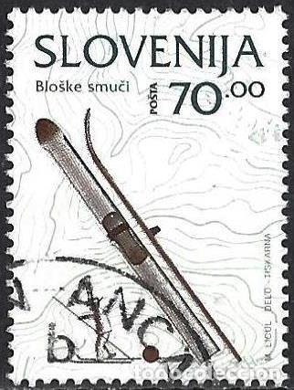 Sellos: Eslovenia 1995 - Mi 125 - YT 119 - Esqu&iacute;s de Bloke