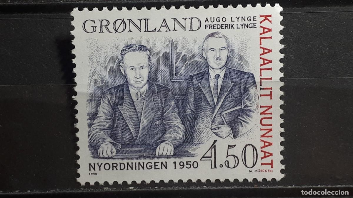 Sellos: GROENLANDIA. A&Ntilde;O 1998. **. YVERT 294