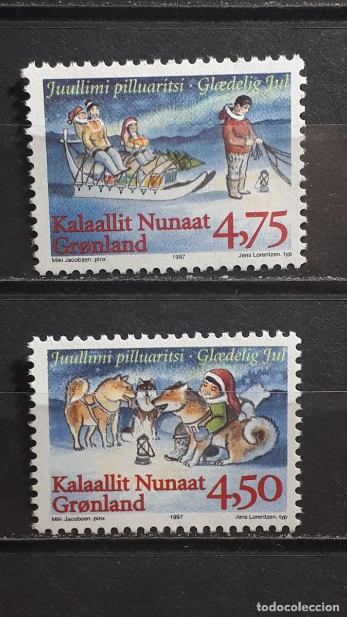 Sellos: GROENLANDIA. A&Ntilde;O 1997. **. YVERT 292/3