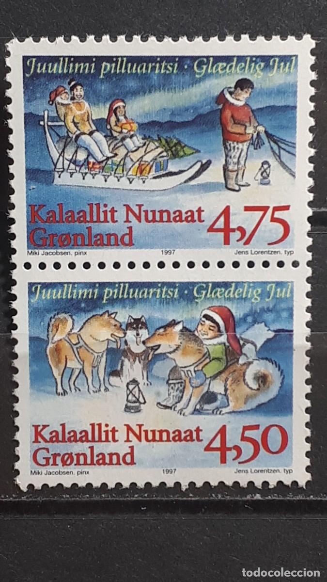Sellos: GROENLANDIA. A&Ntilde;O 1997. **. YVERT 292/3