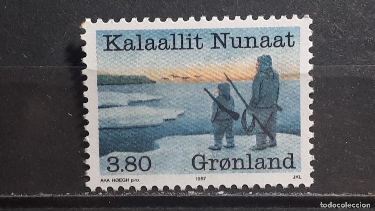 Sellos: GROENLANDIA. A&Ntilde;O 1987. **. YVERT 161
