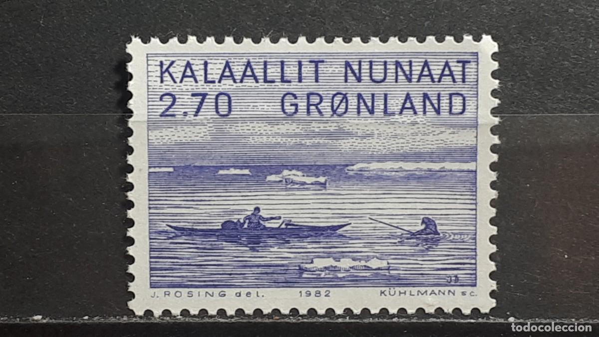 Sellos: GROENLANDIA. A&Ntilde;O 1982. **. YVERT 124