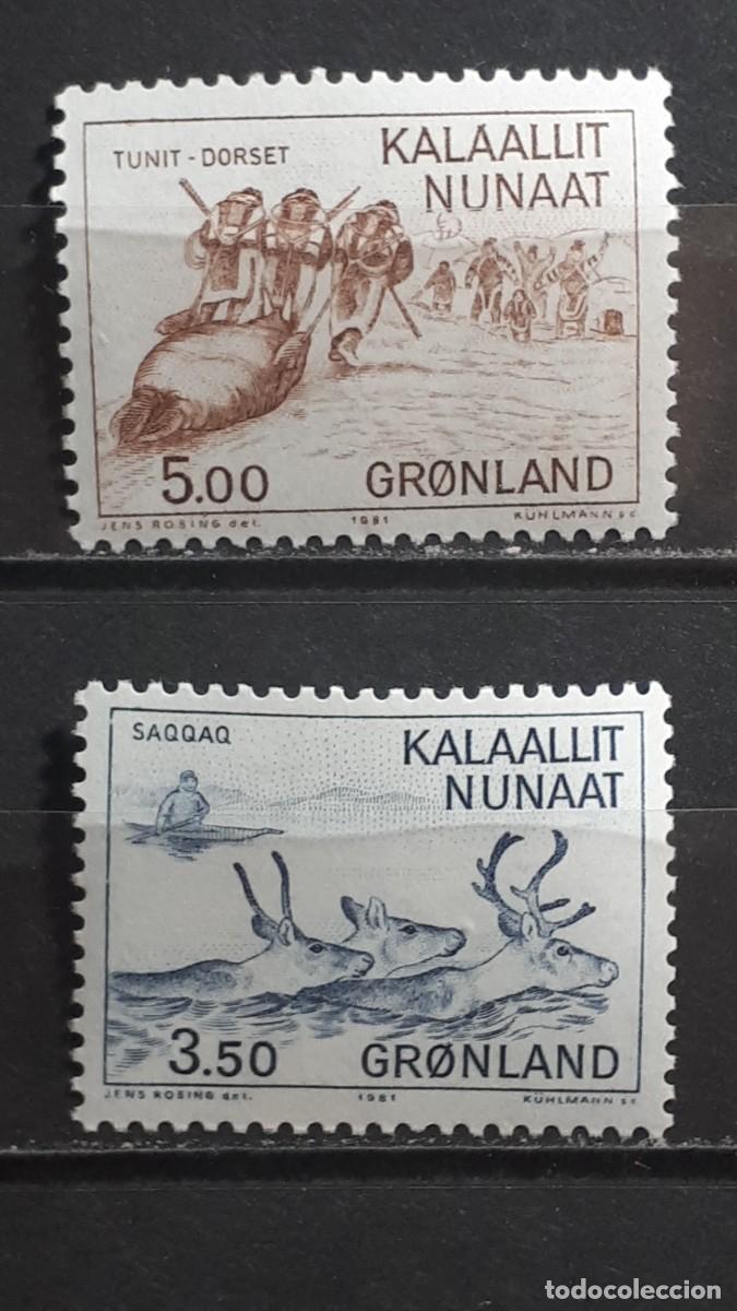 Sellos: GROENLANDIA. A&Ntilde;O 1981. **. YVERT 119/20
