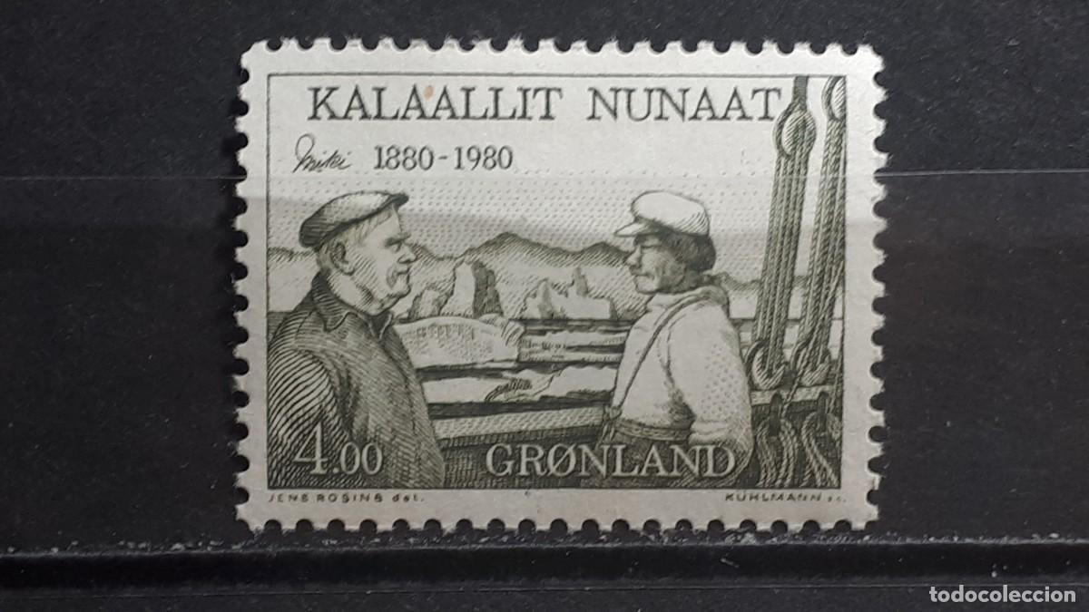 Sellos: GROENLANDIA. A&Ntilde;O 1980. **. YVERT 113