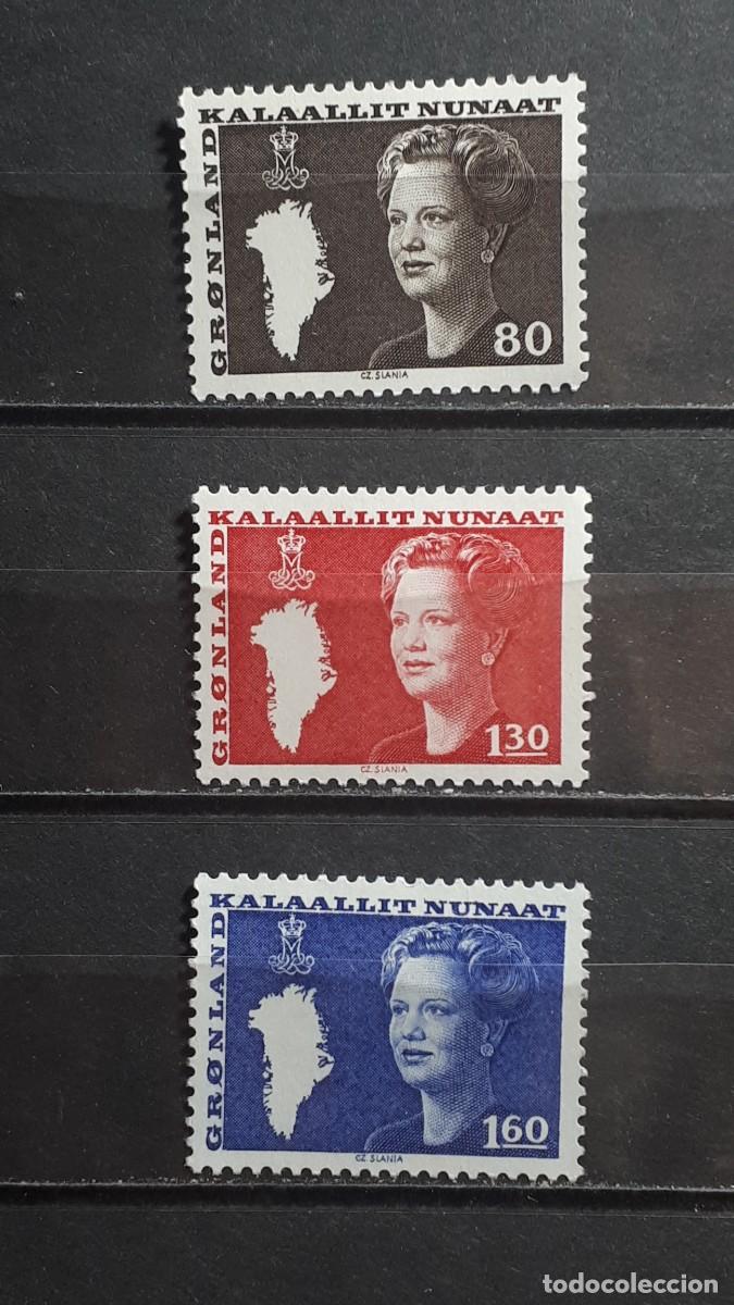Sellos: GROENLANDIA. A&Ntilde;O 1980. **. YVERT 108/10