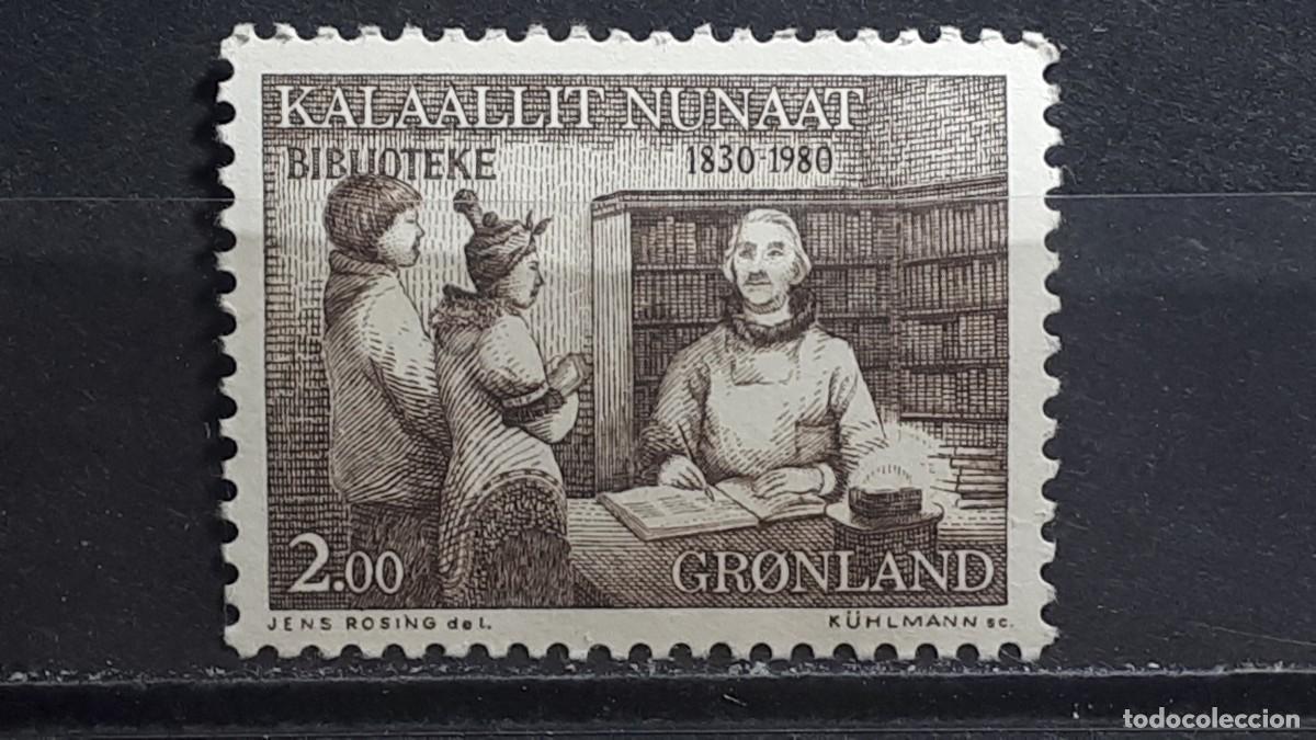 Sellos: GROENLANDIA. A&Ntilde;O 1980. **. YVERT 111