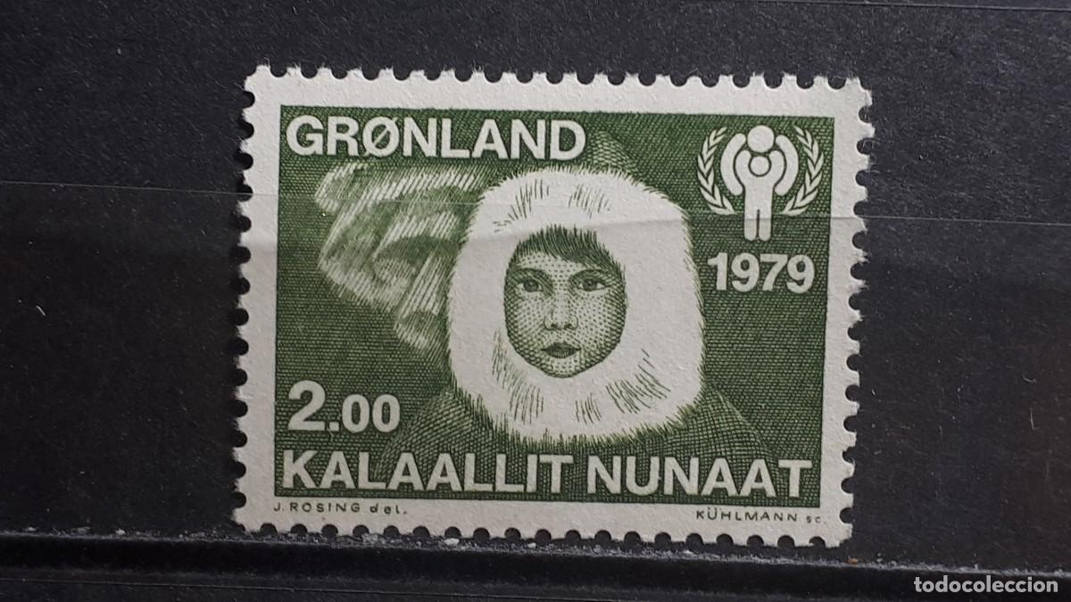 Sellos: GROENLANDIA. A&Ntilde;O 1979. **. YVERT 106